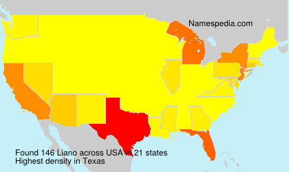 Surname Liano in USA Surname Liano in USA