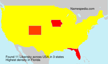 Surname Libansky in USA Surname Libansky in USA