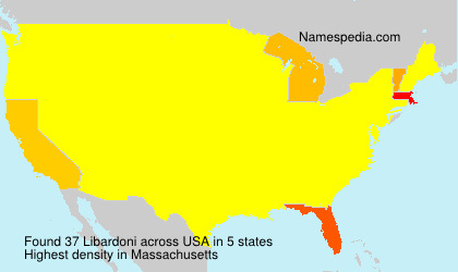 Surname Libardoni in USA Surname Libardoni in USA
