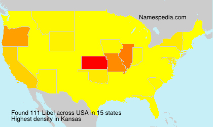 Surname Libel in USA Surname Libel in USA