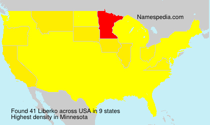 Surname Liberko in USA Surname Liberko in USA