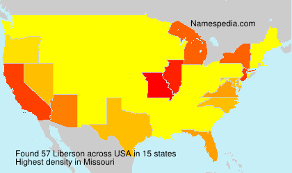 Surname Liberson in USA Surname Liberson in USA