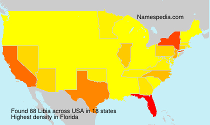 Surname Libia in USA Surname Libia in USA
