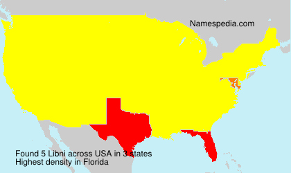 Surname Libni in USA Surname Libni in USA