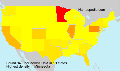 Surname Libor in USA Surname Libor in USA