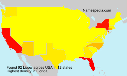 Surname Libow in USA Surname Libow in USA