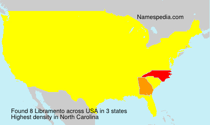 Surname Libramento in USA Surname Libramento in USA