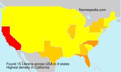 Surname Libreria in USA Surname Libreria in USA