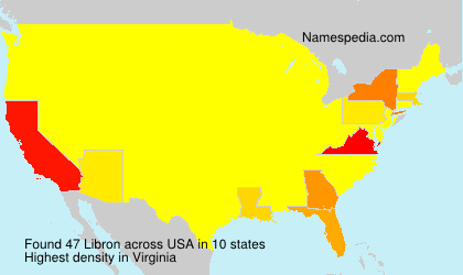 Surname Libron in USA Surname Libron in USA