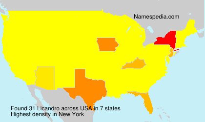 Surname Licandro in USA Surname Licandro in USA