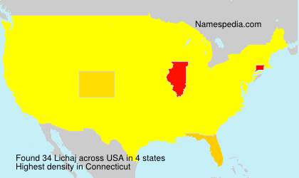 Surname Lichaj in USA