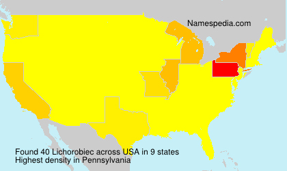 Surname Lichorobiec in USA Surname Lichorobiec in USA