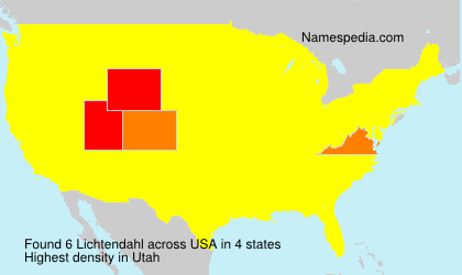 Surname Lichtendahl in USA Surname Lichtendahl in USA