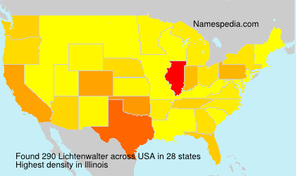 Surname Lichtenwalter in USA Surname Lichtenwalter in USA