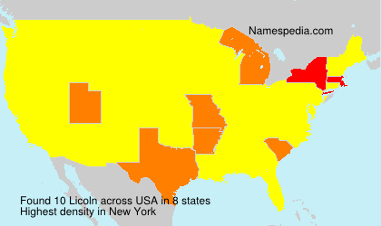 Surname Licoln in USA Surname Licoln in USA