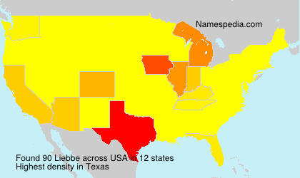 Surname Liebbe in USA Surname Liebbe in USA