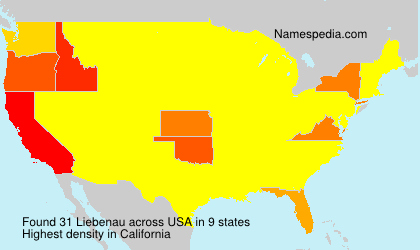Surname Liebenau in USA Surname Liebenau in USA