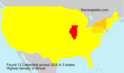 Surname Lieberfeld in USA Surname Lieberfeld in USA