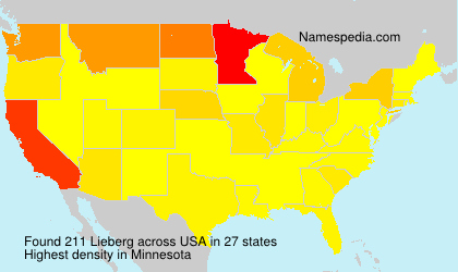 Surname Lieberg in USA Surname Lieberg in USA