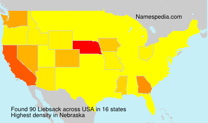 Surname Liebsack in USA Surname Liebsack in USA