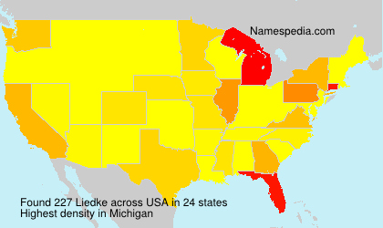 Surname Liedke in USA Surname Liedke in USA