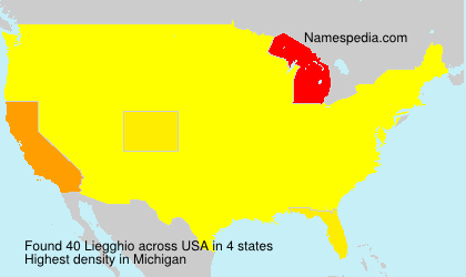 Surname Liegghio in USA Surname Liegghio in USA