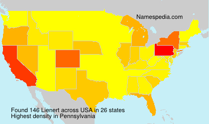 Surname Lienert in USA Surname Lienert in USA