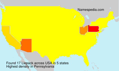 Surname Liepack in USA Surname Liepack in USA