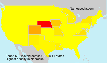 Surname Liesveld in USA Surname Liesveld in USA