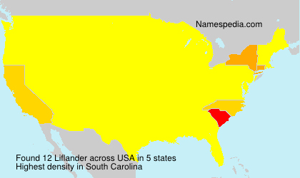 Surname Liflander in USA Surname Liflander in USA