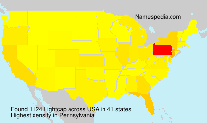 Surname Lightcap in USA Surname Lightcap in USA