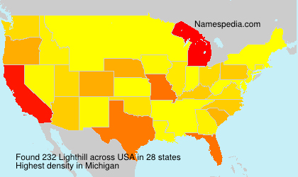 Surname Lighthill in USA
