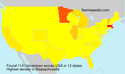 Surname Liimatainen in USA Surname Liimatainen in USA