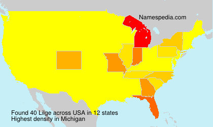 Surname Lilge in USA Surname Lilge in USA