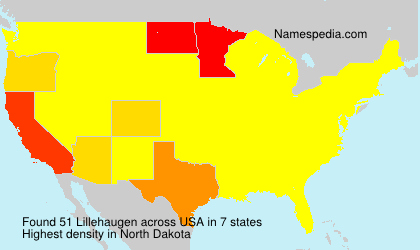 Surname Lillehaugen in USA Surname Lillehaugen in USA