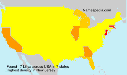 Surname Lillya in USA Surname Lillya in USA