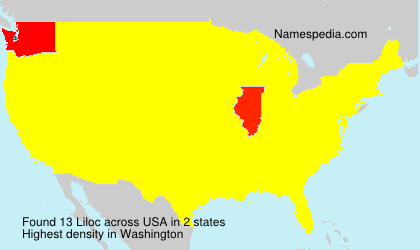 Surname Liloc in USA Surname Liloc in USA