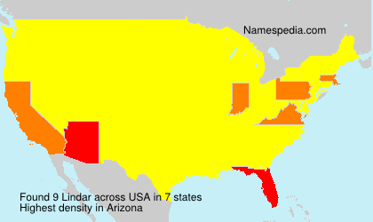 Surname Lindar in USA Surname Lindar in USA