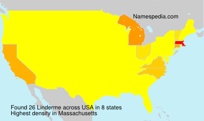Surname Linderme in USA Surname Linderme in USA