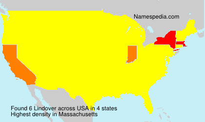Surname Lindover in USA Surname Lindover in USA