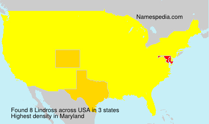 Surname Lindross in USA Surname Lindross in USA