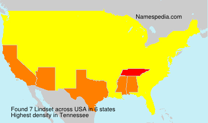 Surname Lindset in USA Surname Lindset in USA