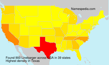 Surname Linebarger in USA Surname Linebarger in USA