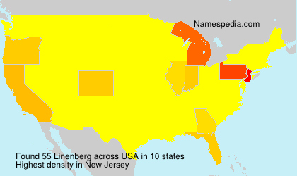 Surname Linenberg in USA Surname Linenberg in USA