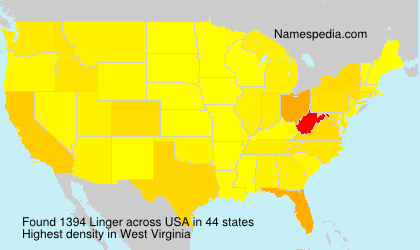 Surname Linger in USA Surname Linger in USA