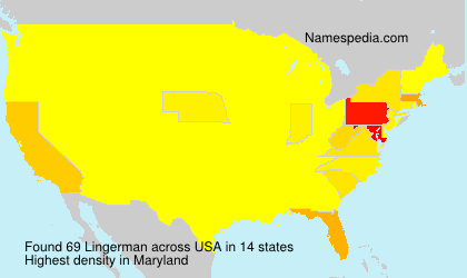Surname Lingerman in USA Surname Lingerman in USA