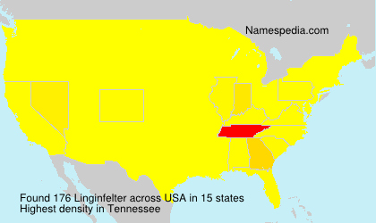 Surname Linginfelter in USA Surname Linginfelter in USA