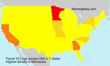 Surname Lings in USA