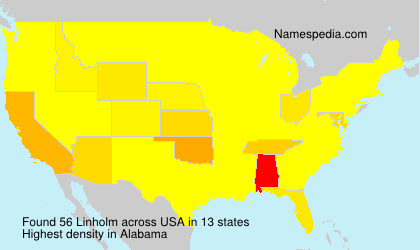 Surname Linholm in USA Surname Linholm in USA