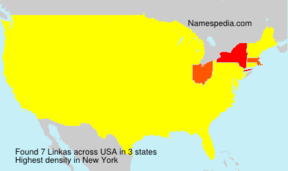 Surname Linkas in USA Surname Linkas in USA